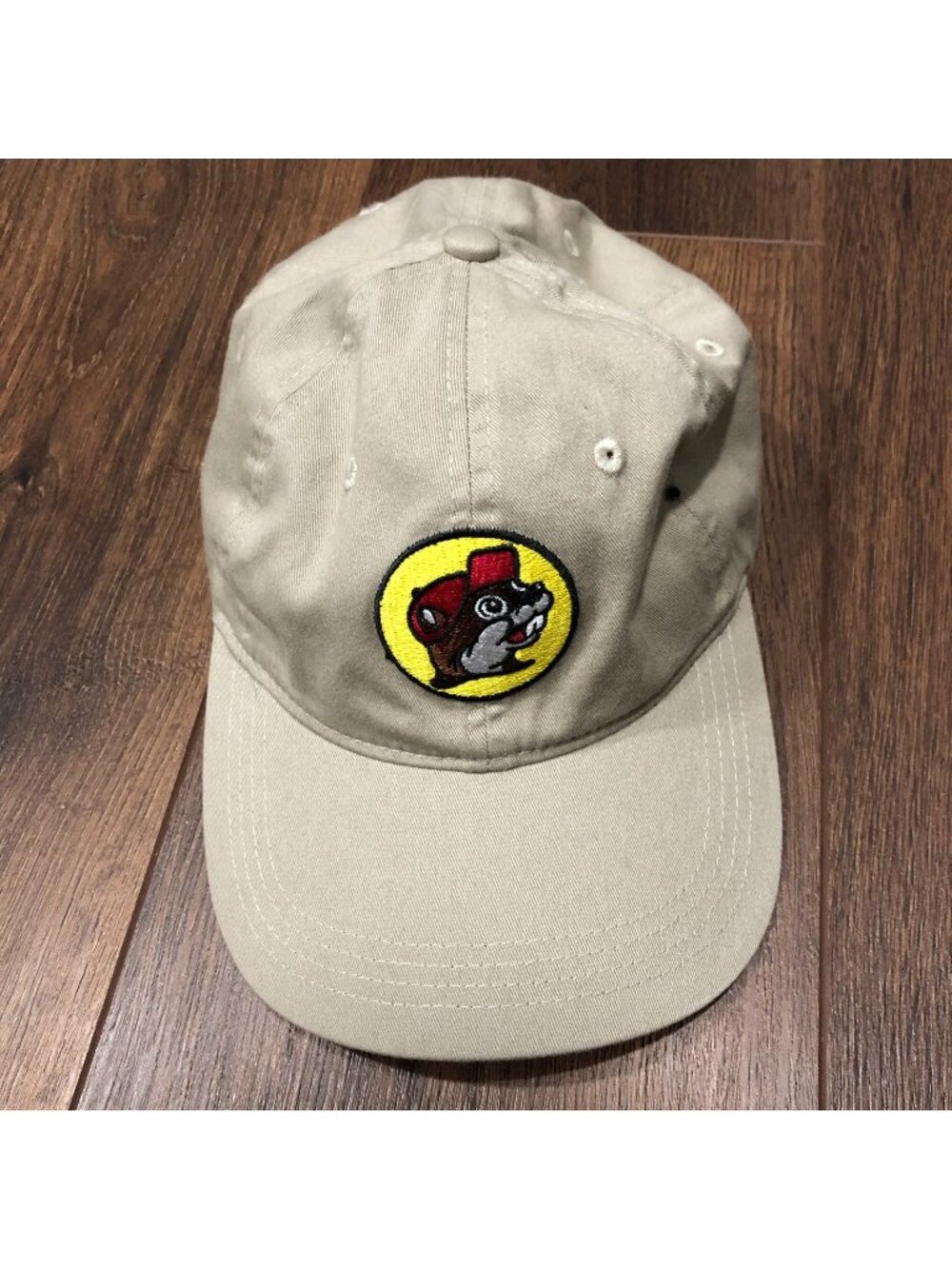 Buc-ees Gas Station Embroidered Beaver Logo Strapback Hat/Cap OSFM